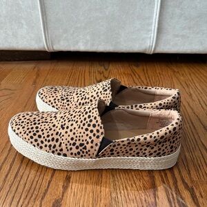 Madeline Tan and Black Espadrilles